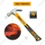 INGCO Hand Tools Combo of 8oz/220g Professional Claw Hammer and 200g Straight Machinist Hammer
